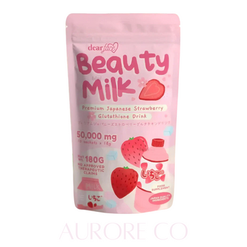 Dear Face Beauty Milk - Strawberry Glutathione Drink